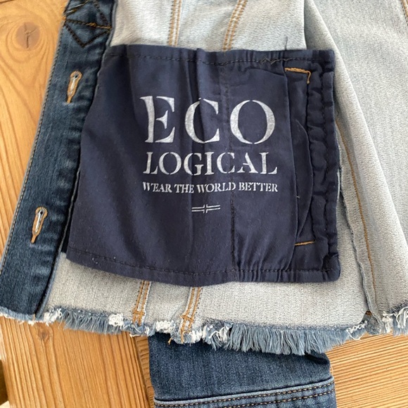 Liverpool Dark Blue Jean Jacket size medium - Picture 8 of 9